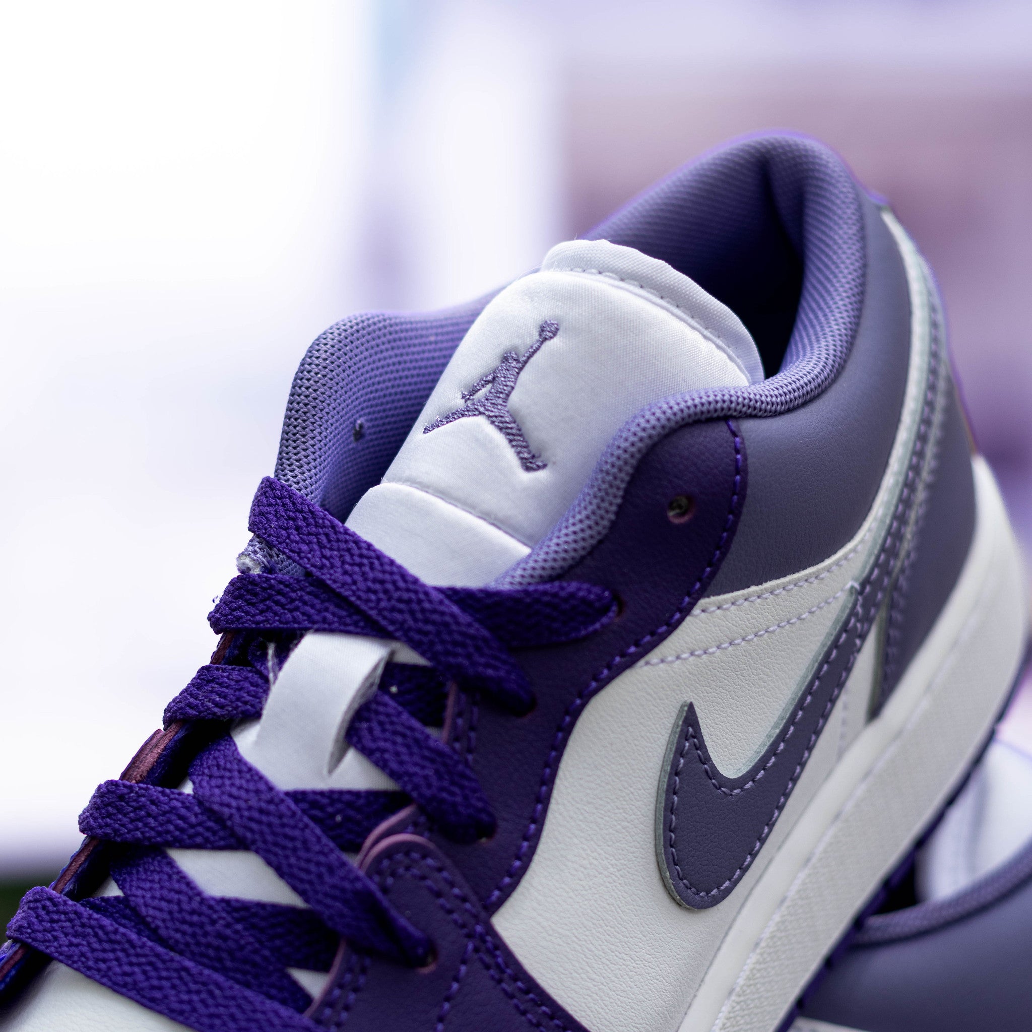 AIR JORDAN 1 LOW COURT PUPLE GS