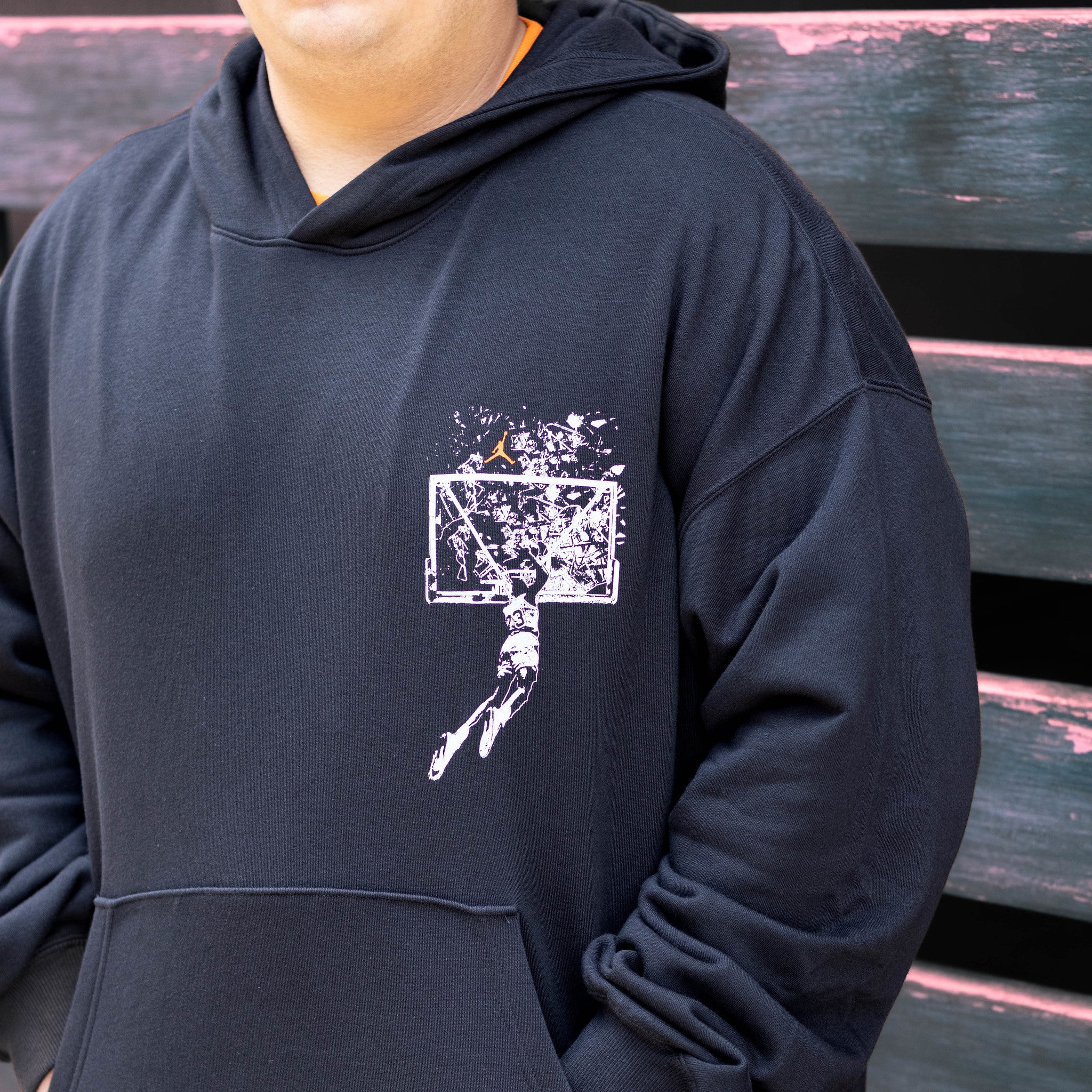 JORDAN HOODIE SHATTERED BLACK