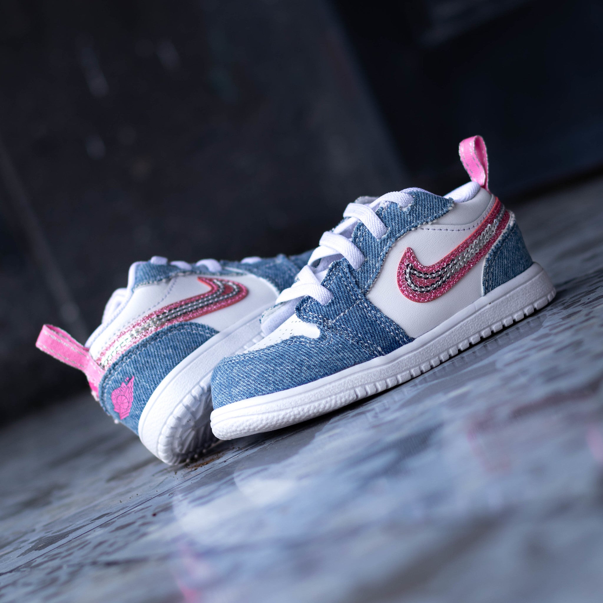 AIR JORDAN 1 LOW DENIM PINK BLISS PS