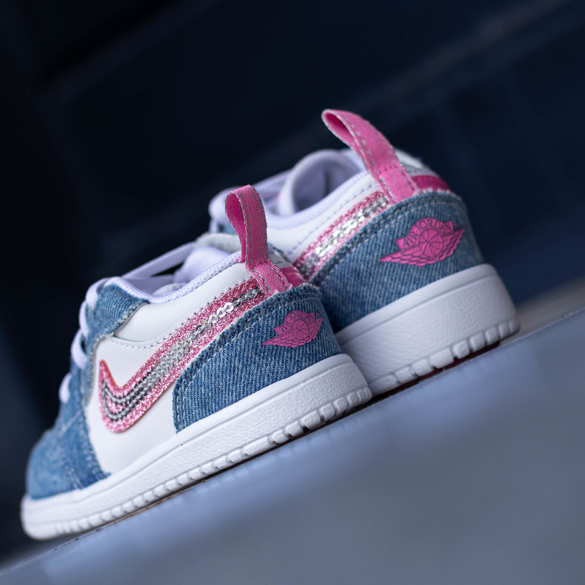 AIR JORDAN 1 LOW DENIM PINK BLISS PS