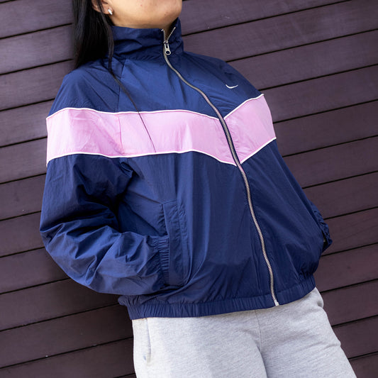 NIKE WINDRUNNER JACKET WOVEN NAVY PINK