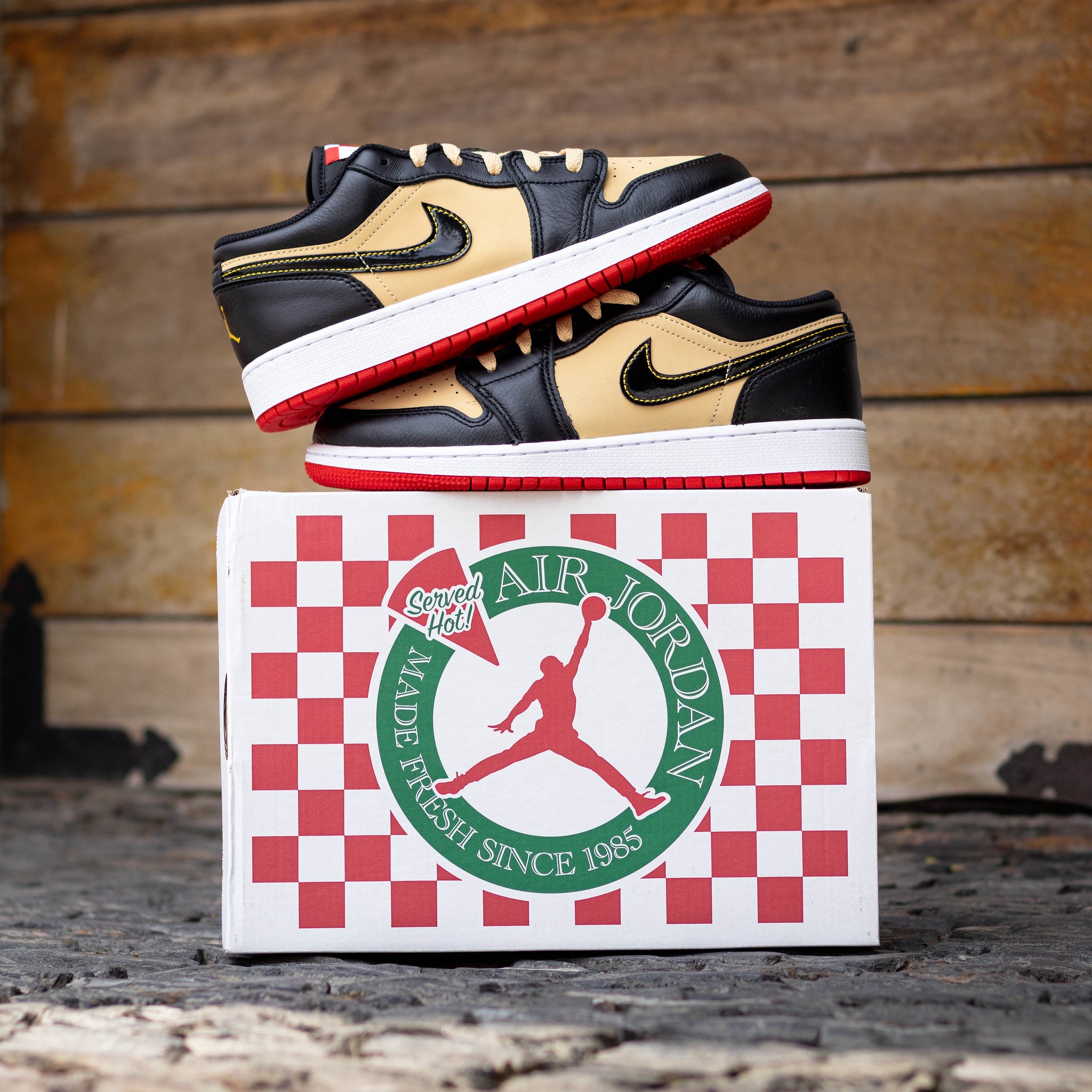 AIR JORDAN 1 LOW PIZZA GS