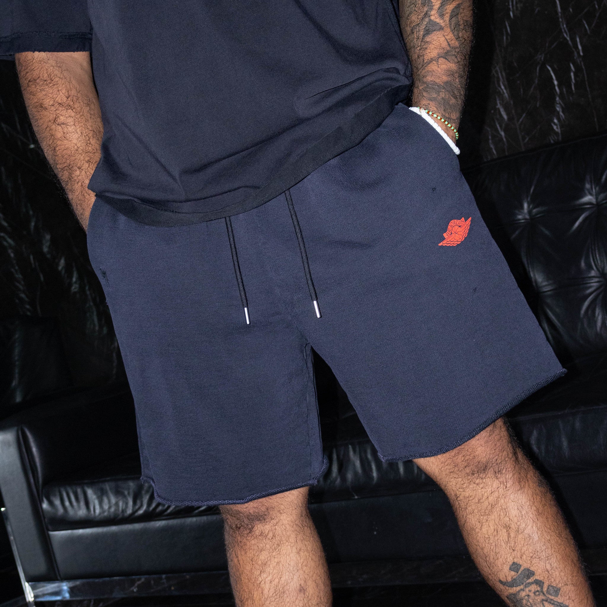 JORDAN RARE AIR SHORT BLACK LOG