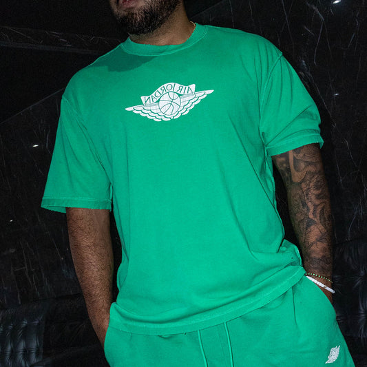 JORDAN RARE AIR TEE GREEN LOG