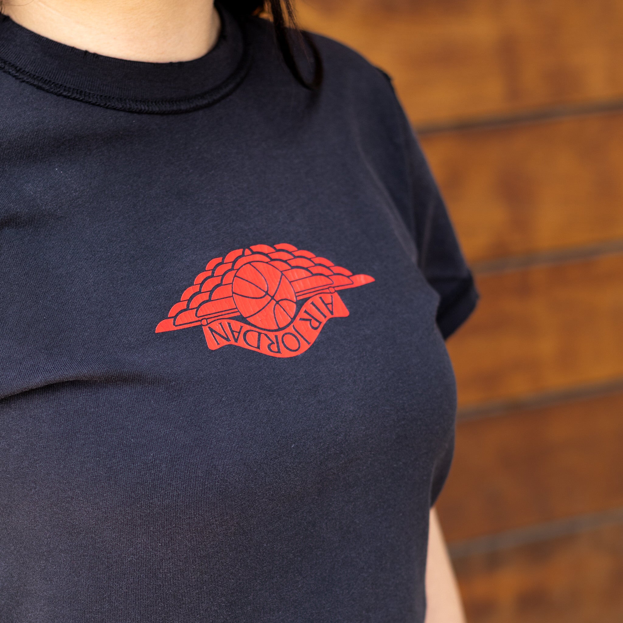 JORDAN RARE AIR TEE BLACK LOG W