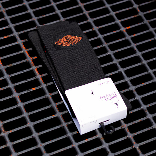 JORDAN RARE AIR SOCKS BLACK LOG