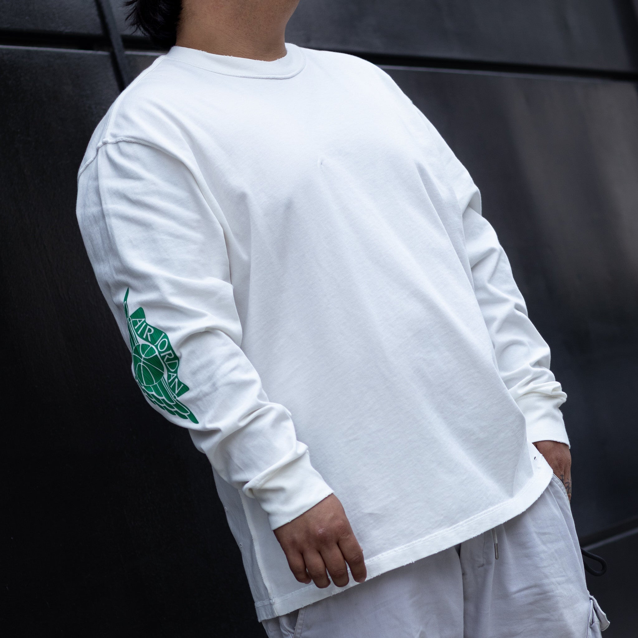 JORDAN RARE AIR TEE LONG SAIL LOG