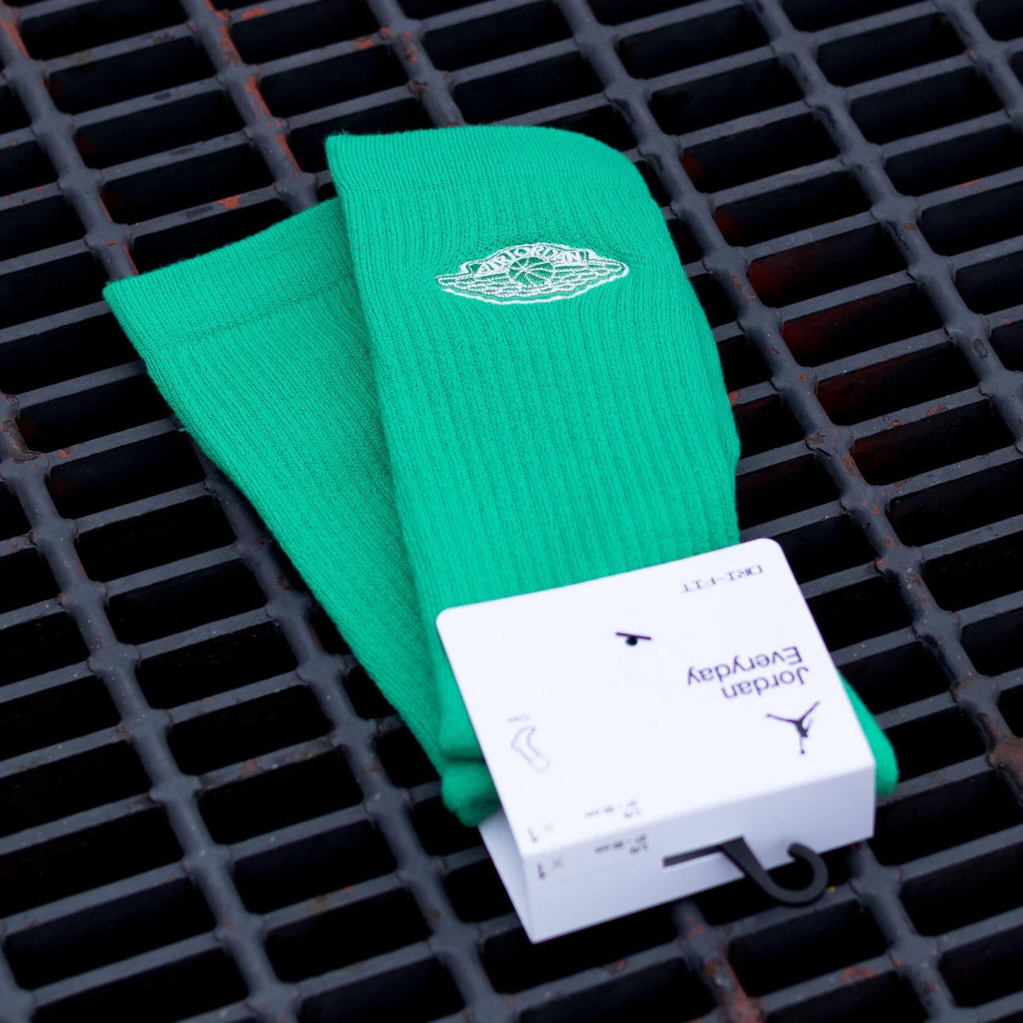 JORDAN RARE AIR SOCKS GREEN LOG