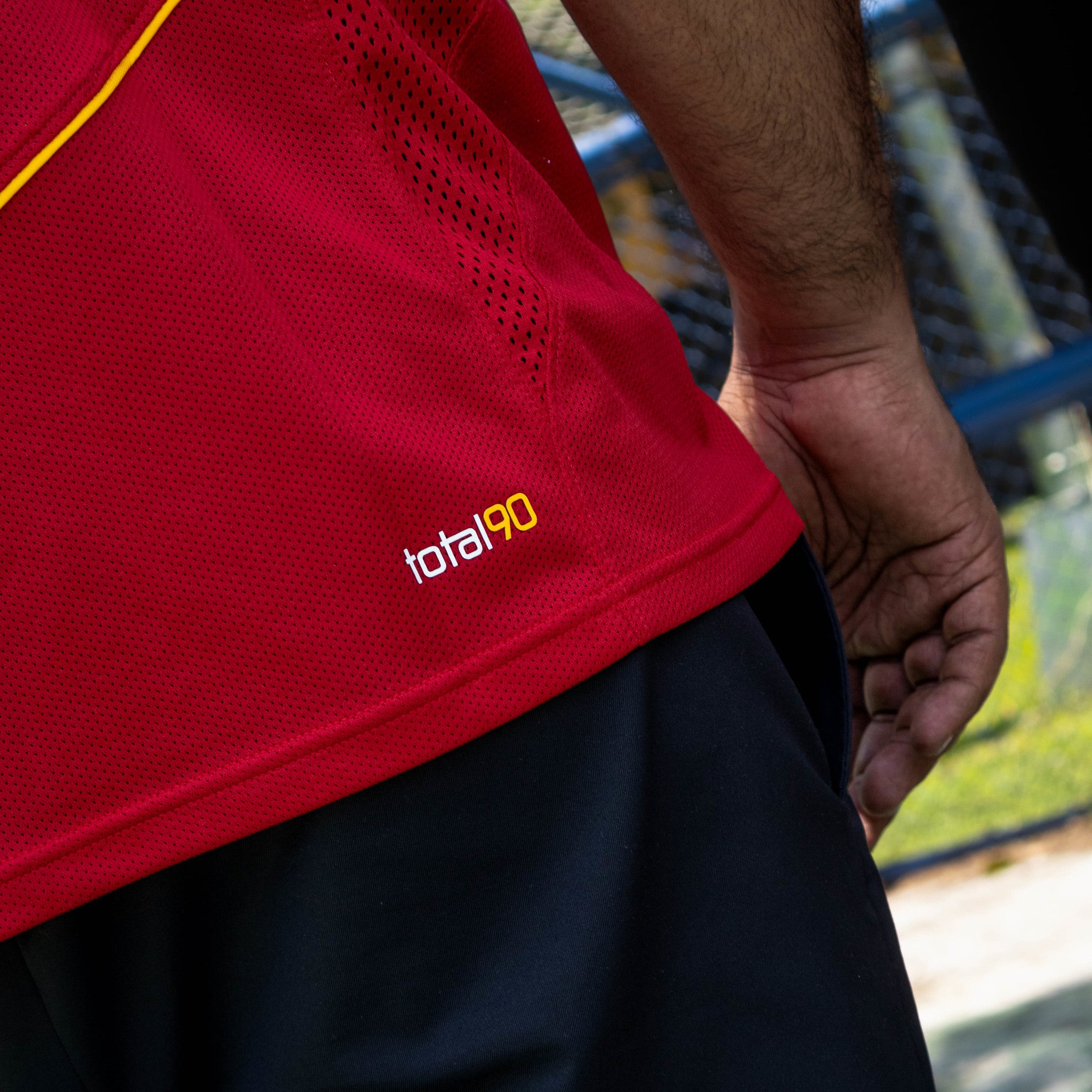 NIKE JERSEY T90 GYM RED NAVY