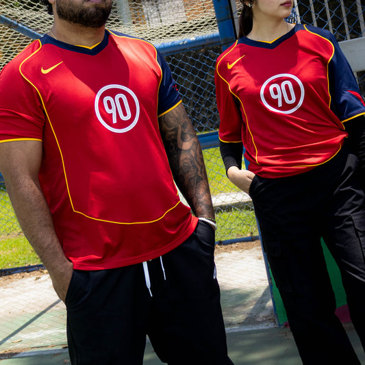 NIKE JERSEY T90 GYM RED NAVY