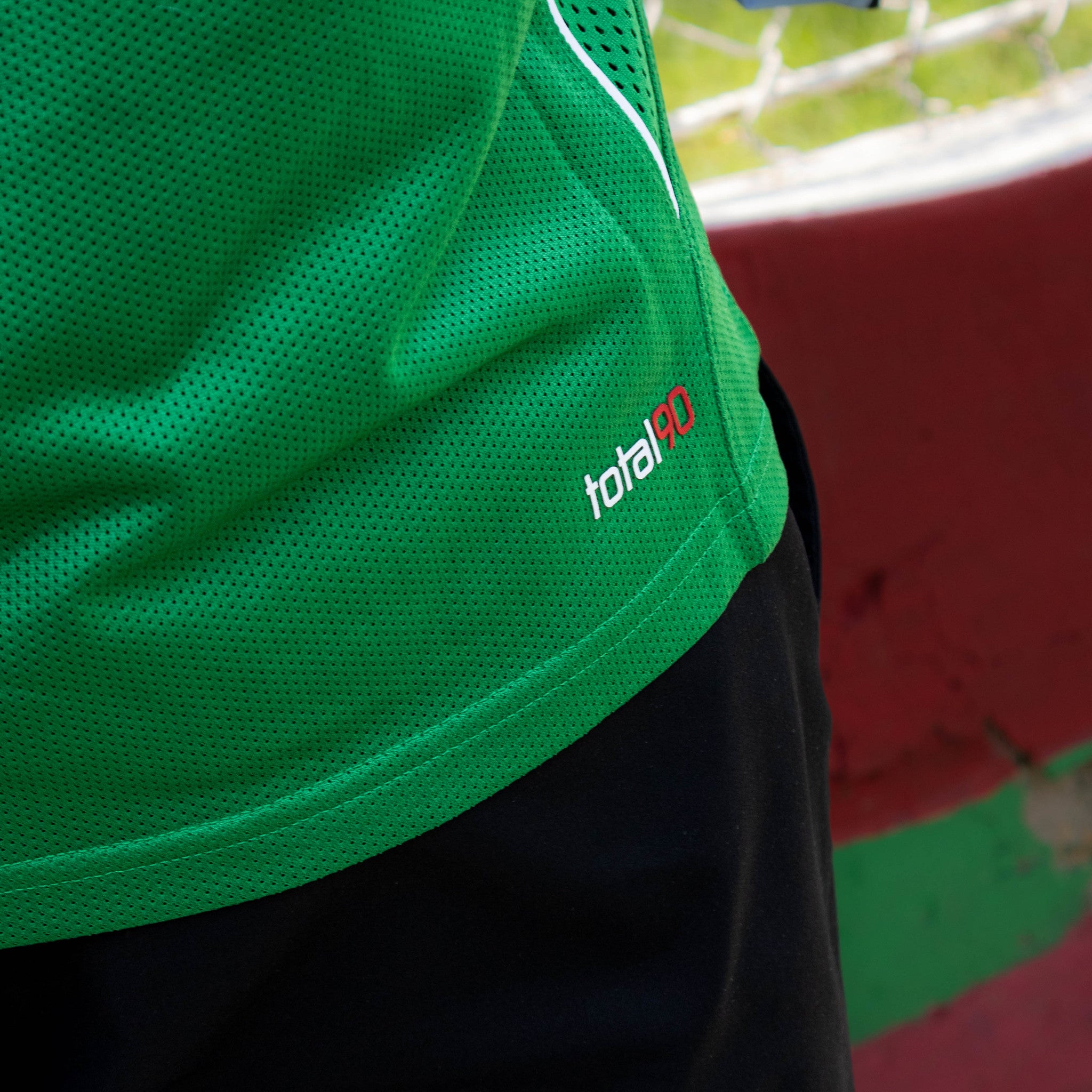 NIKE JERSEY T90 CLASSIC GREEN SPORT RED