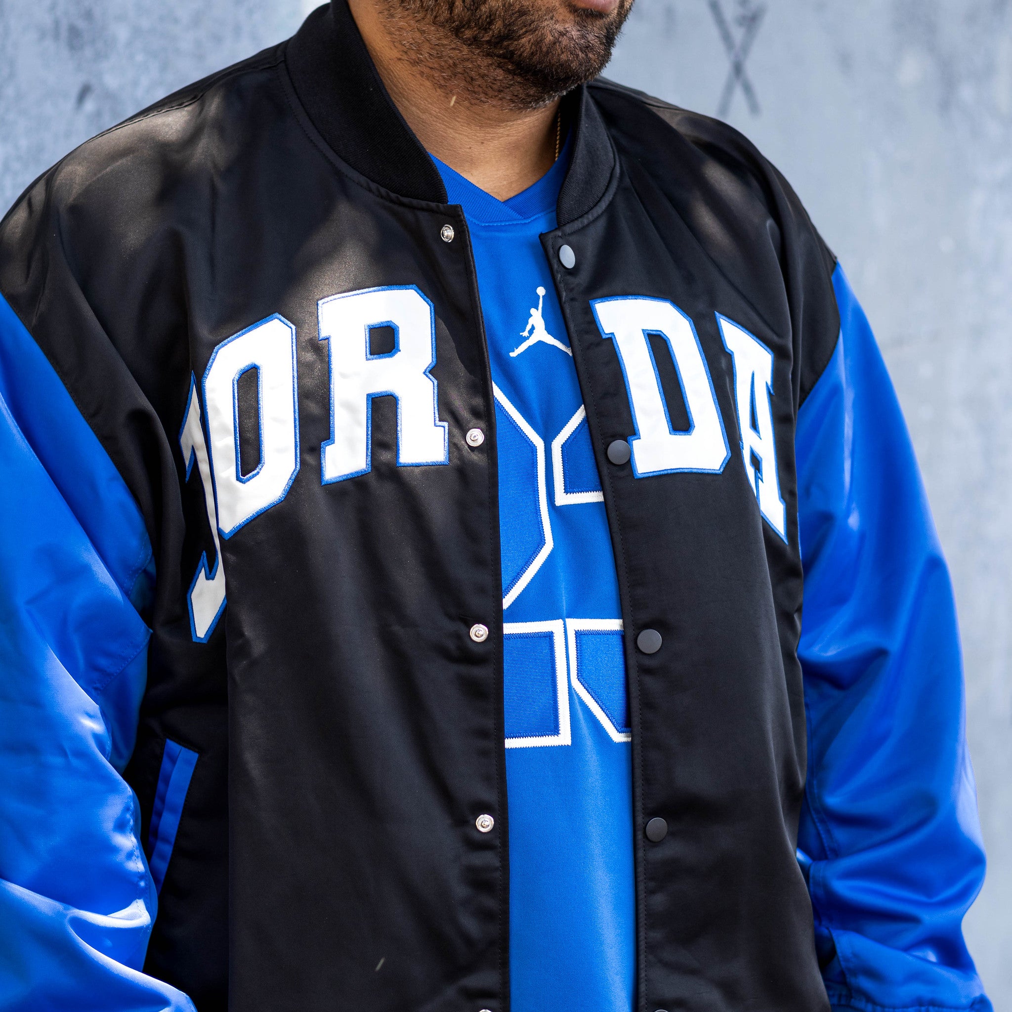 JORDAN VARSITY JACKET SPORT BLUE