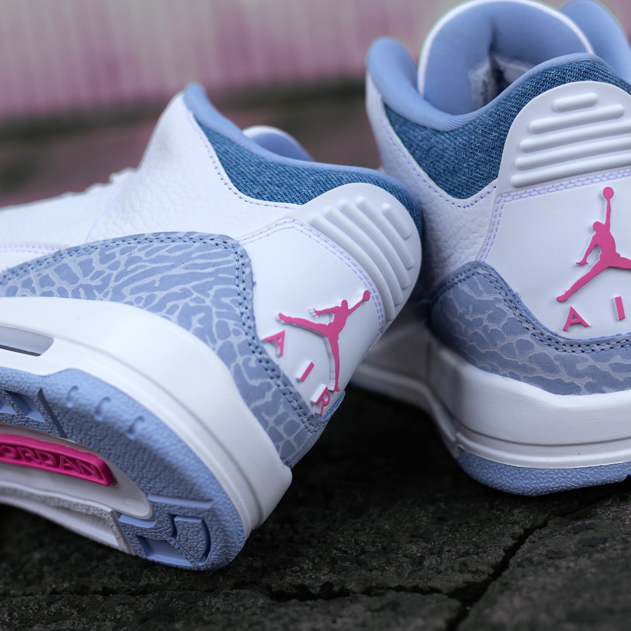 AIR JORDAN 3 WHITE AND COBALT BLISS GS