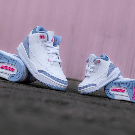 AIR JORDAN 3 WHITE AND COBALT BLISS TD