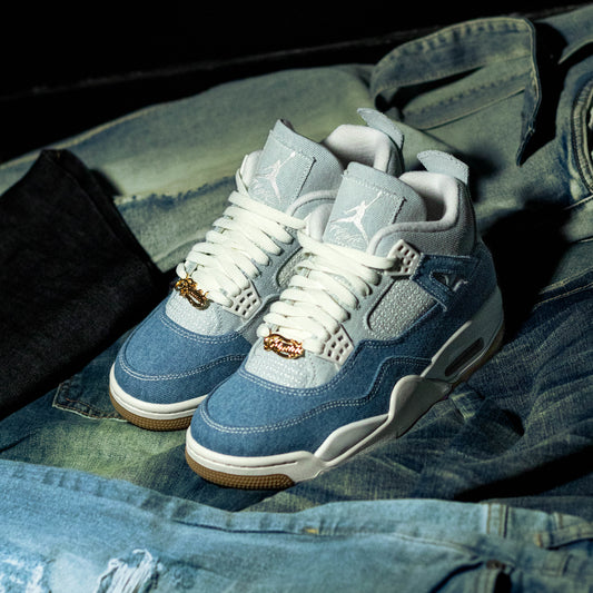 AIR JORDAN 4 TEX DENIM WORN BLUE W