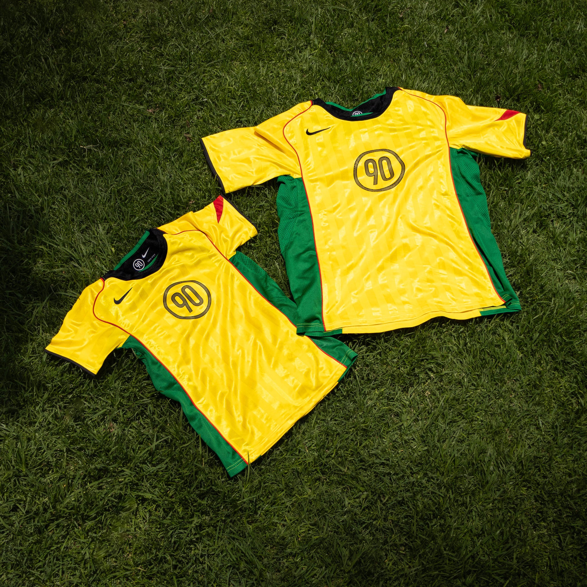 NIKE JERSEY T90 TOUR YELLOW BLACK
