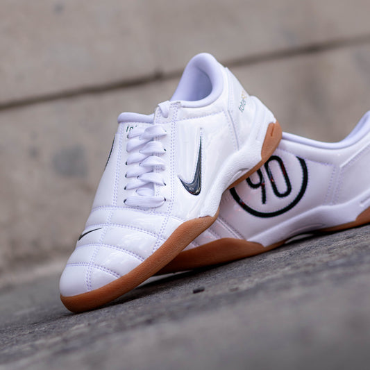 NIKE T90 3 PATENT WHITE W
