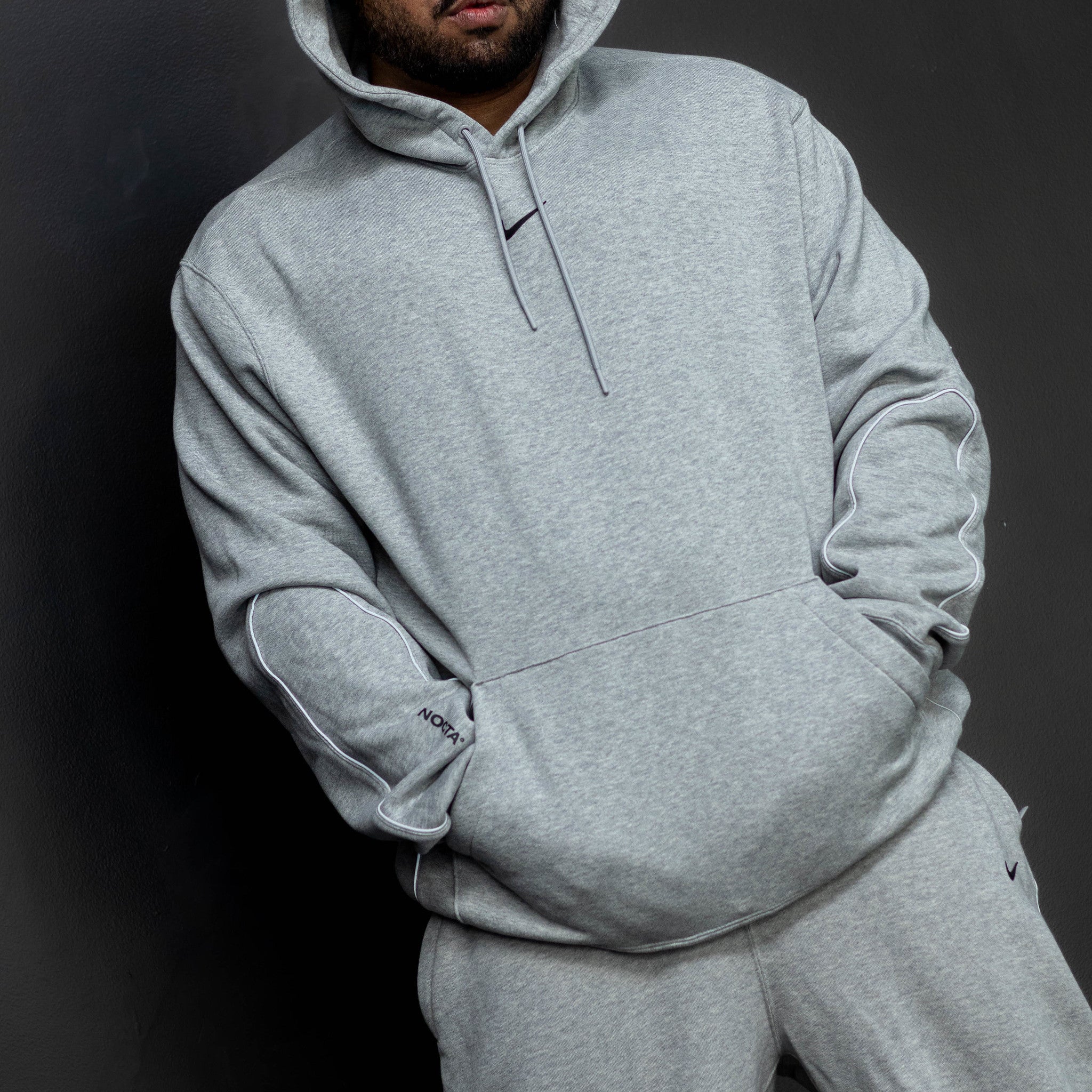 NIKE NOCTA CARDINAL HOODIE GREY
