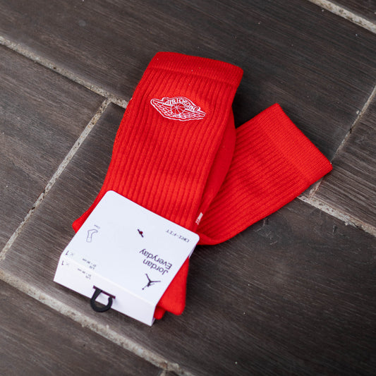 JORDAN RARE AIR SOCKS CHILE RED LOG