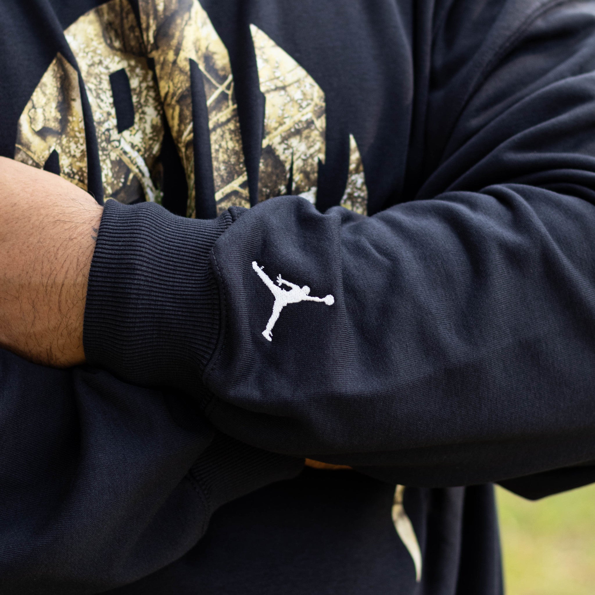 JORDAN CREWNECK REALTREE BLACK