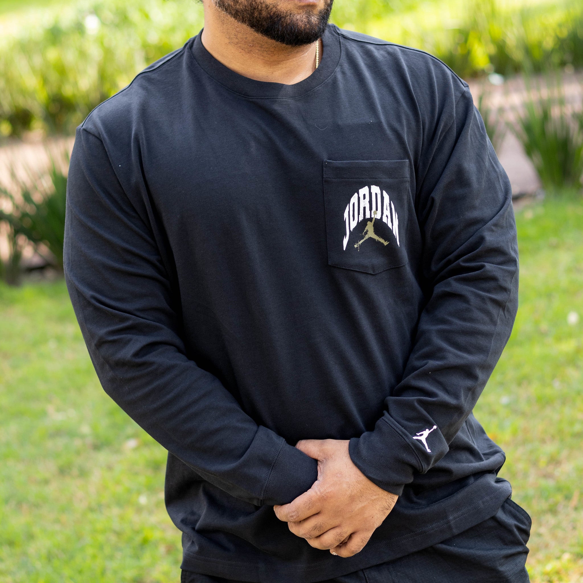 JORDAN TEE LONG REALTREE BLACK