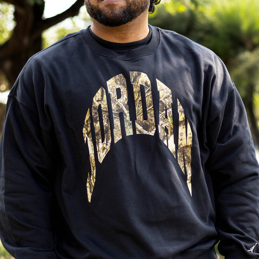 JORDAN CREWNECK REALTREE BLACK