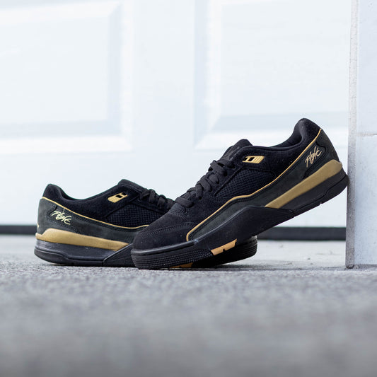 JORDAN FLIGHT COURT BLACK GOLD
