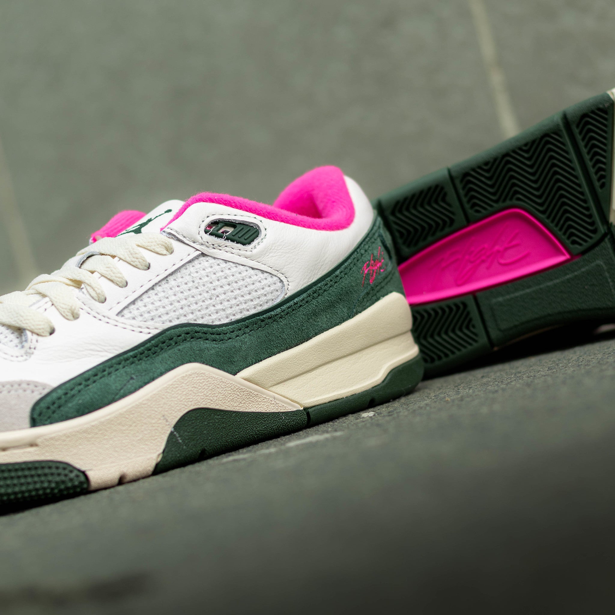 JORDAN FLIGHT COURT SAIL PINK GREEN W