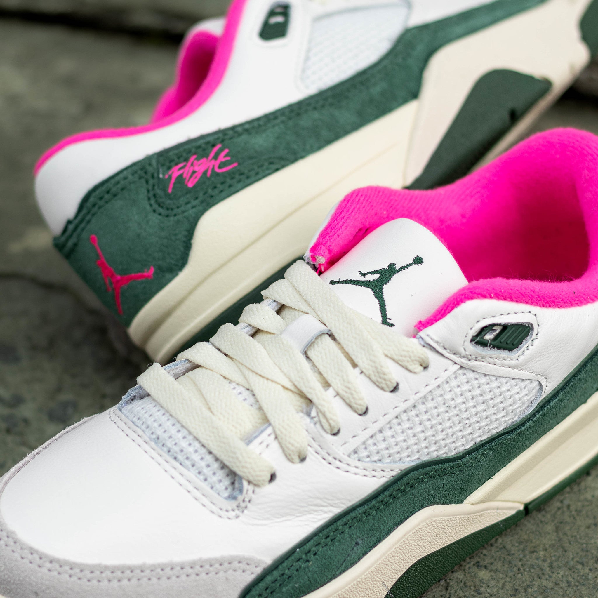 JORDAN FLIGHT COURT SAIL PINK GREEN W