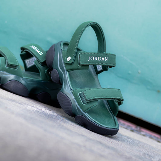 JORDAN DEJA SANDAL GREEN SILVER W