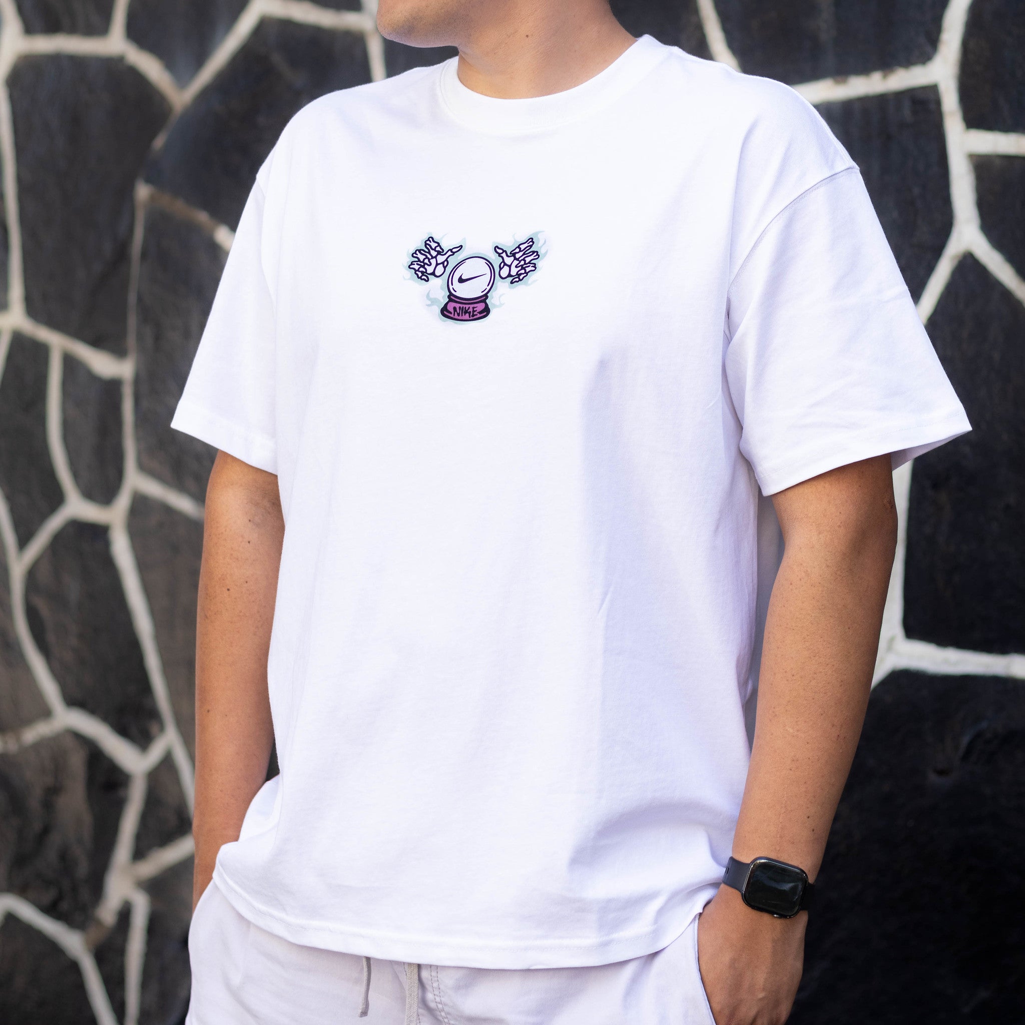 NIKE TEE M90 HALLOWEEN WHITE