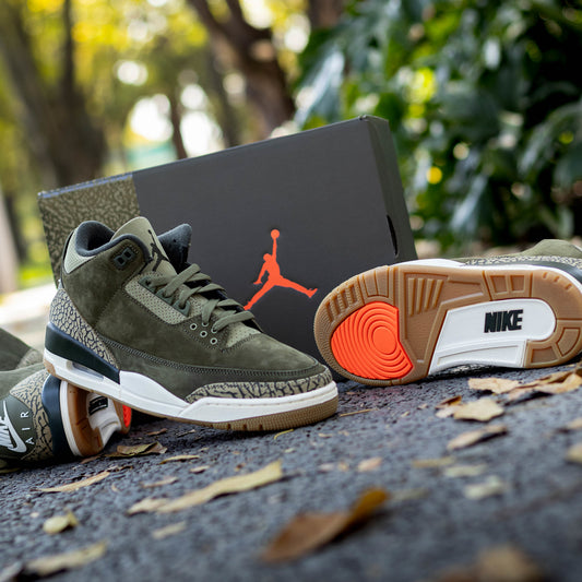 AIR JORDAN 3 MEDIUM OLIVE