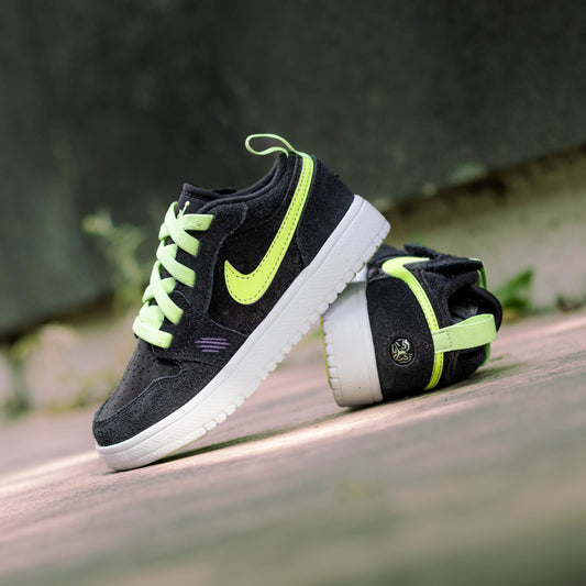 AIR JORDAN 1 LOW BLACK DARK RAISIN PS