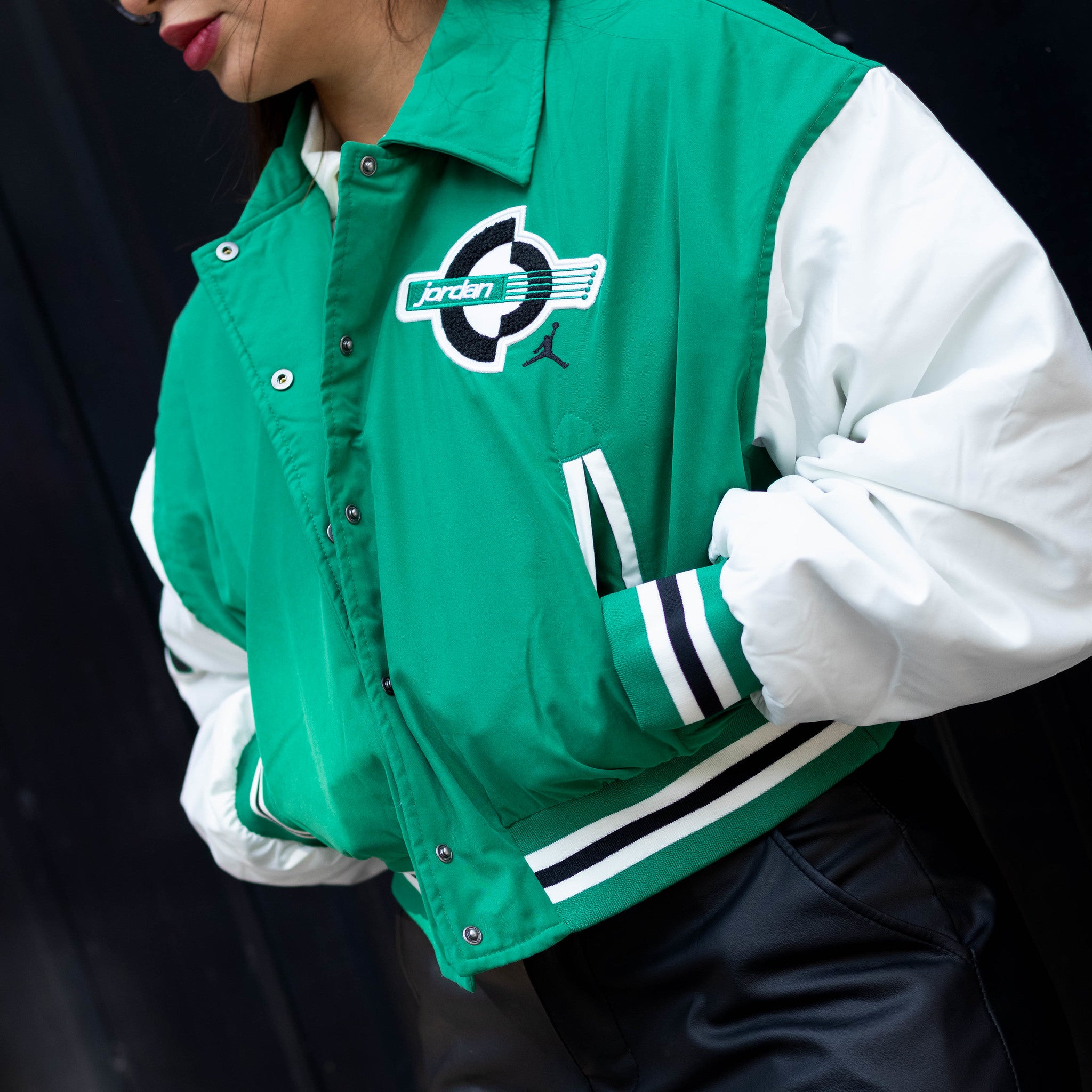 JORDAN BROOKLYN JACKET UNIVERSITY MALACHITE