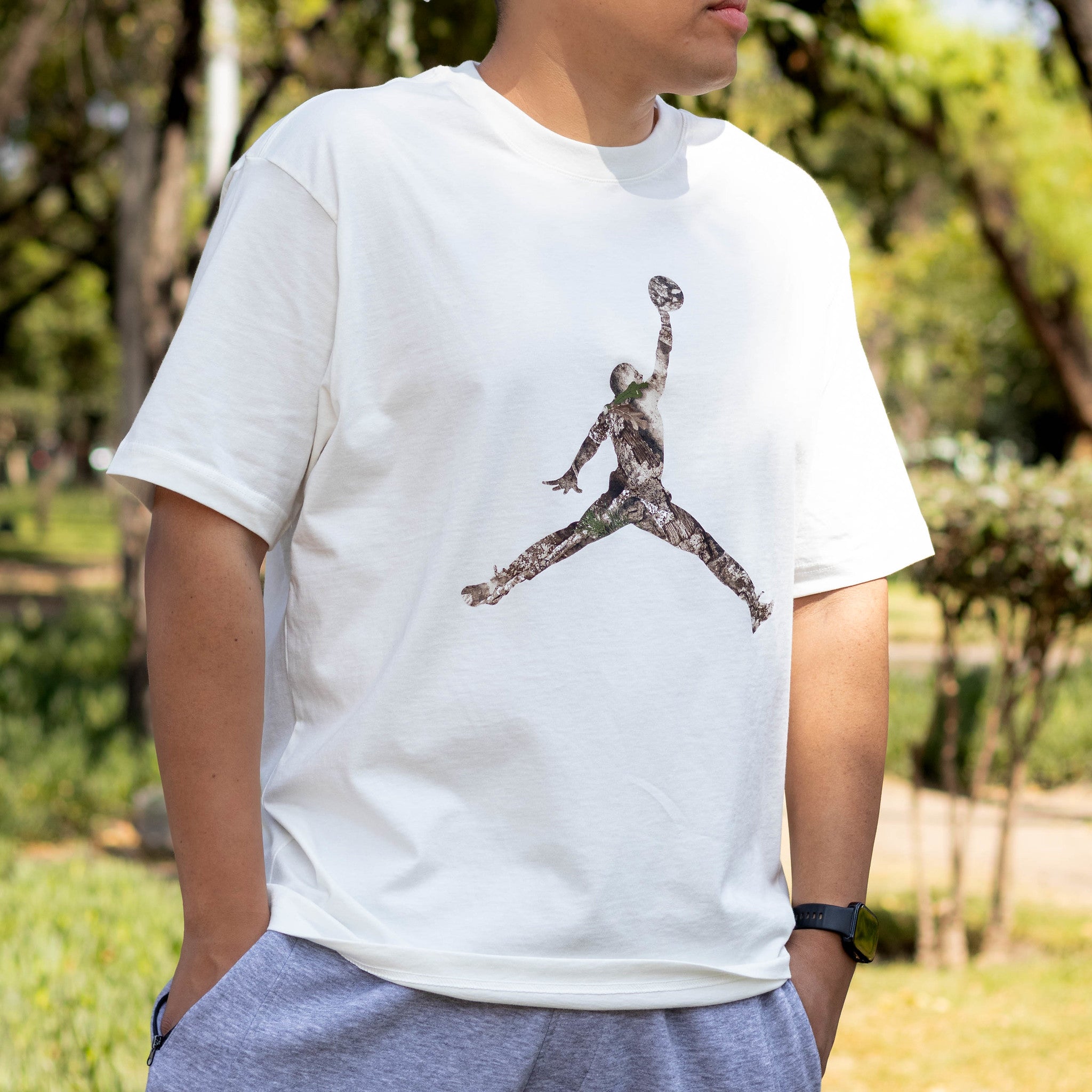 JORDAN TEE REALTREE WHITE