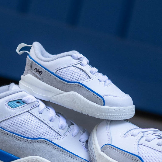 JORDAN FLIGHT COURT   WHITE PHOTO BLUE TD