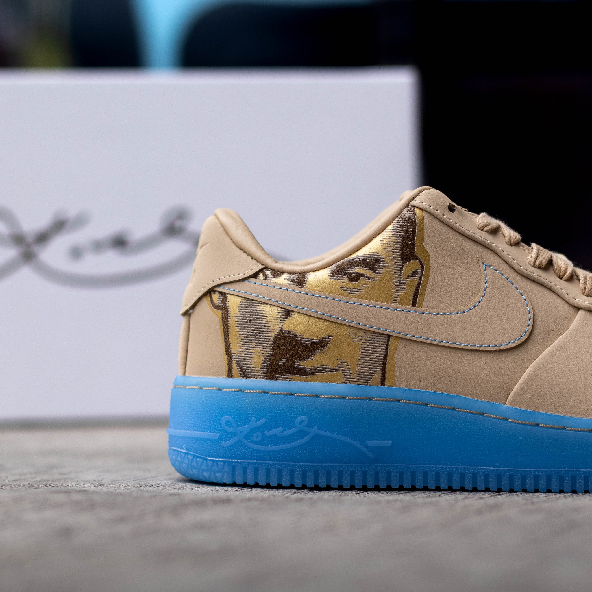 NIKE AIR FORCE ONE LOW PROTRO KOBE LINEN