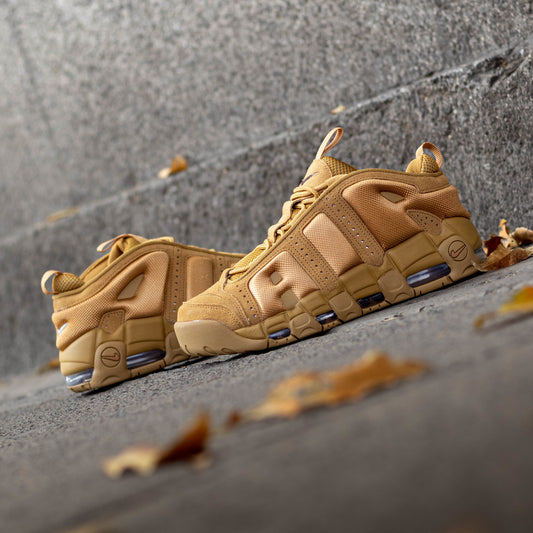 NIKE AIR MORE UPTEMPO LOW FLAX