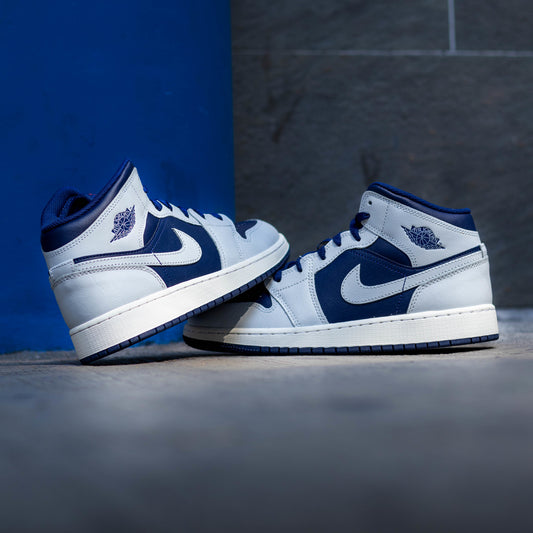 AIR JORDAN 1 MID BLUE VOID GS
