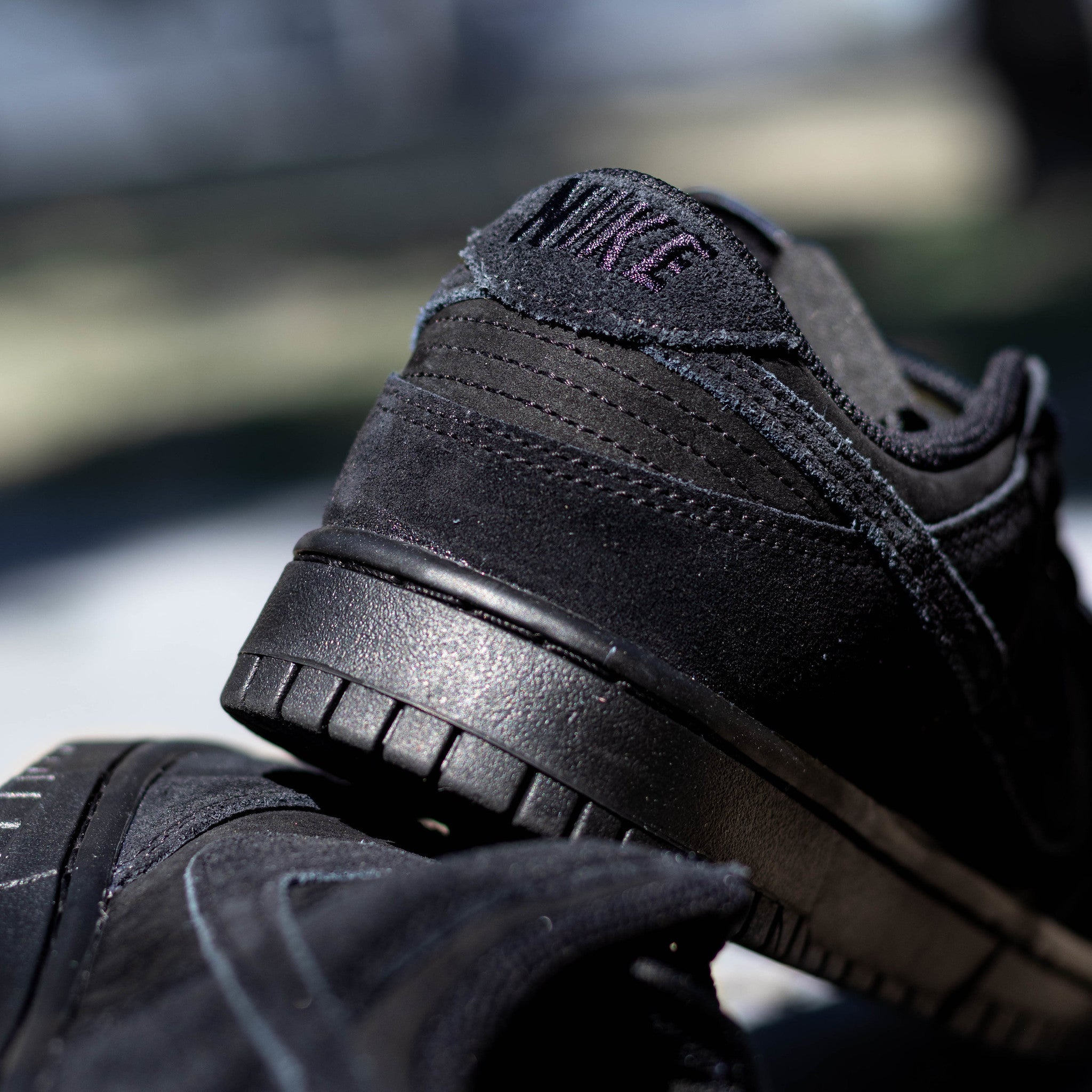 NIKE DUNK LOW TRIPLE BLACK SUEDE