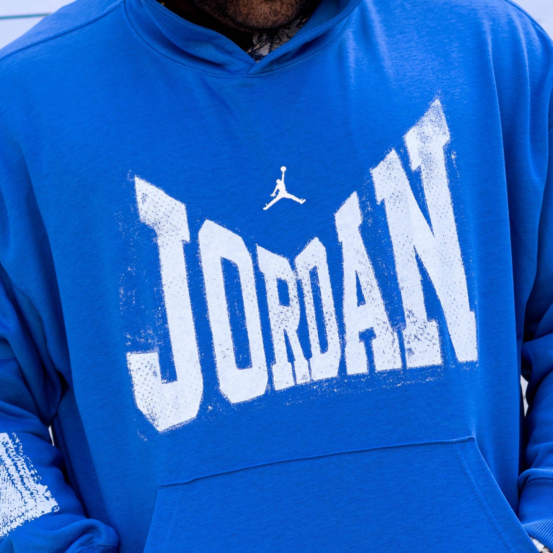 JORDAN HOODIE BROOKLYN SPORT BLUE