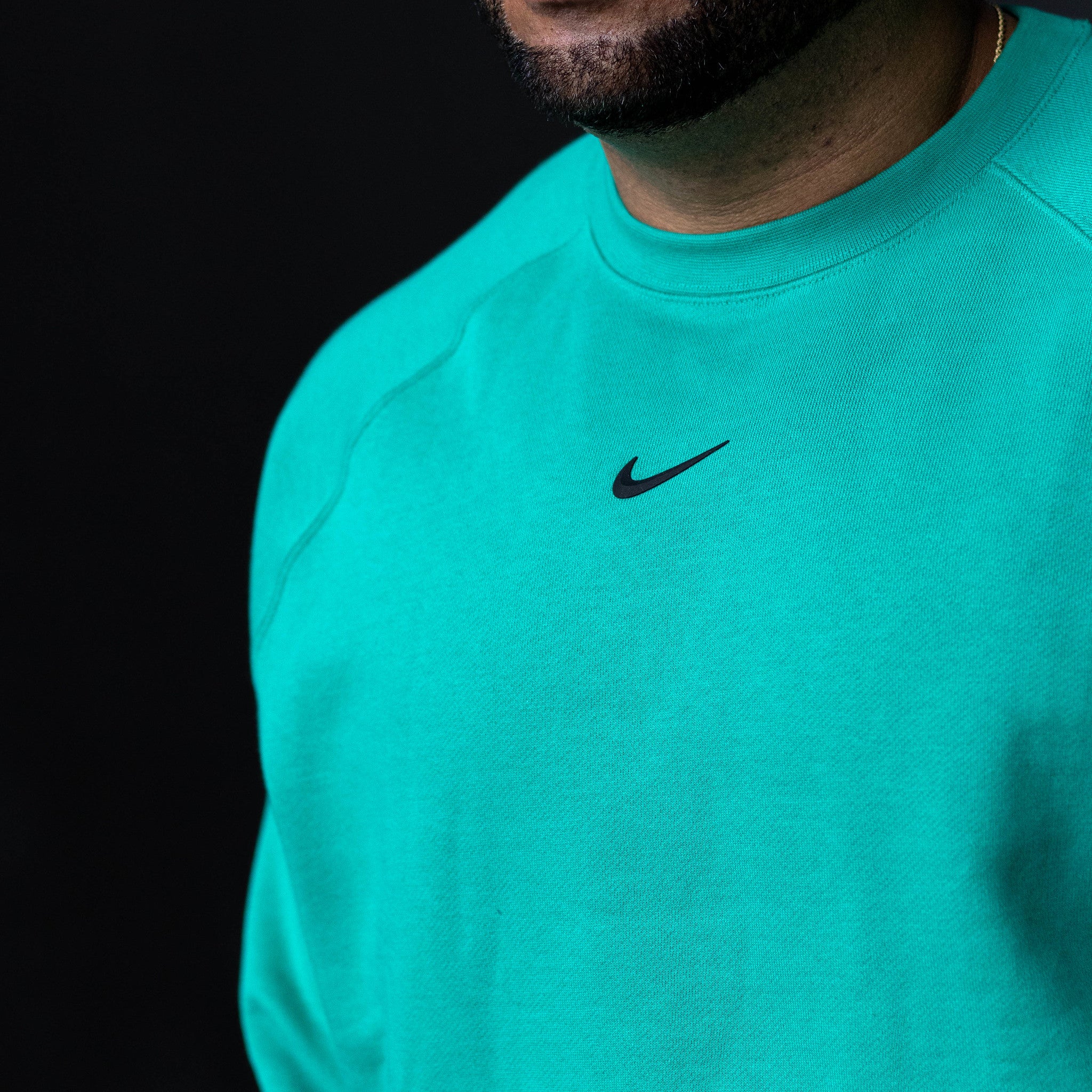 NIKE NOCTA CARDINAl CREW FLEECE NEPTUNE GREEN