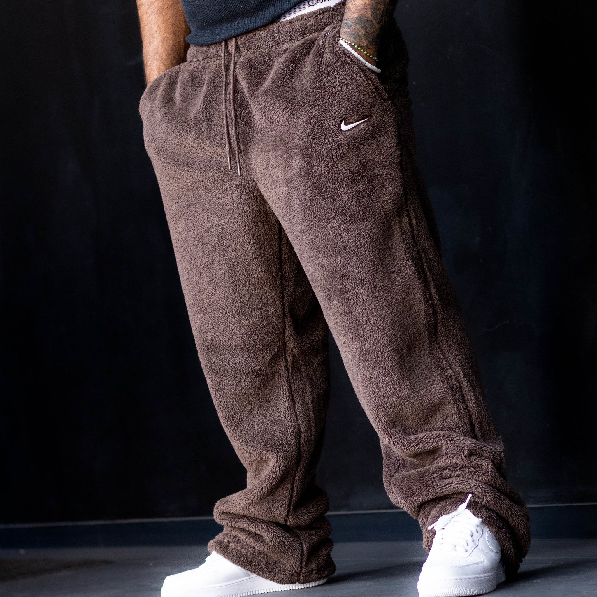 NIKE NOCTA CARDINAl PANTS POLAR OLIVE BROWN