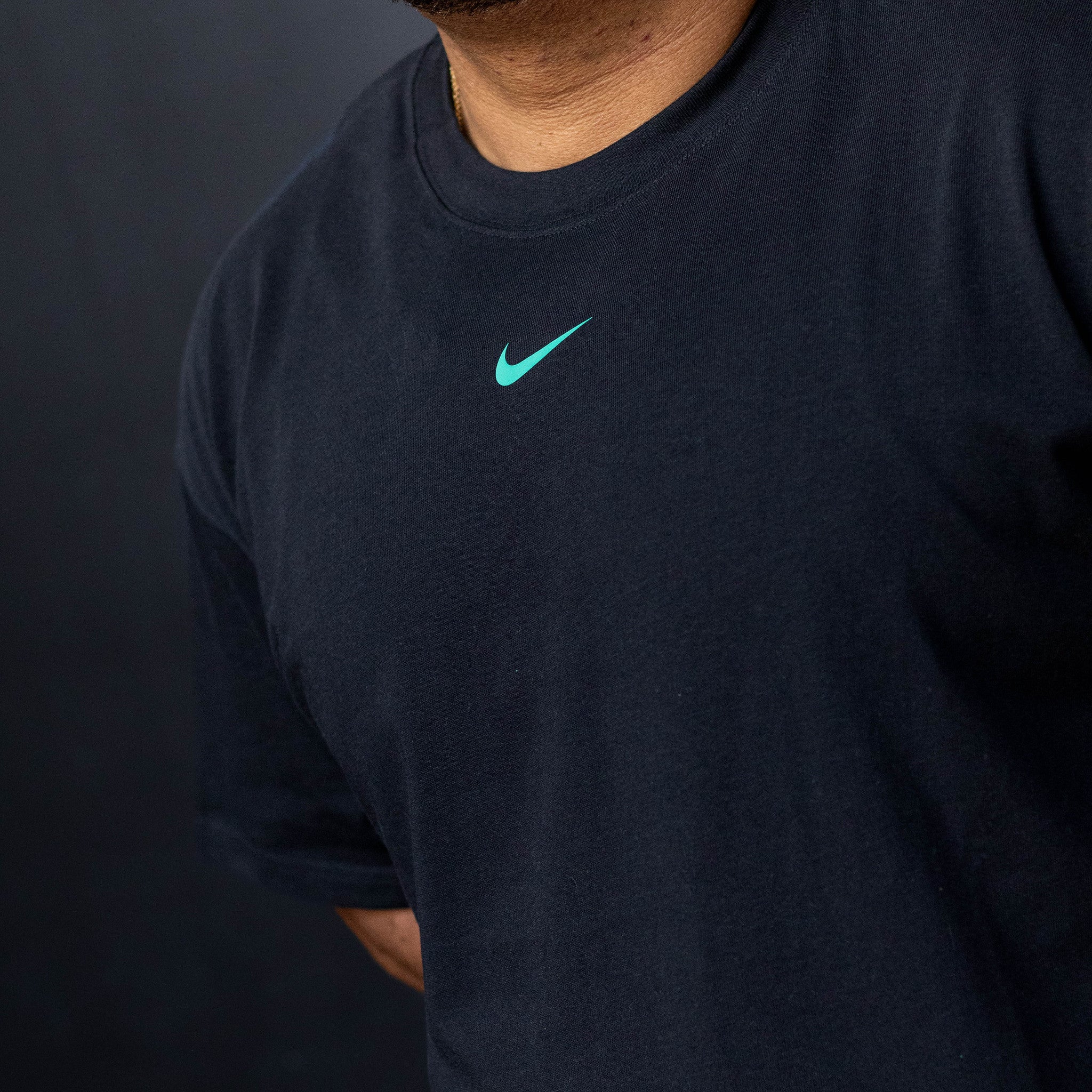 NIKE NOCTA CARDINAL TEE BLACK NEPTUNE GREEN