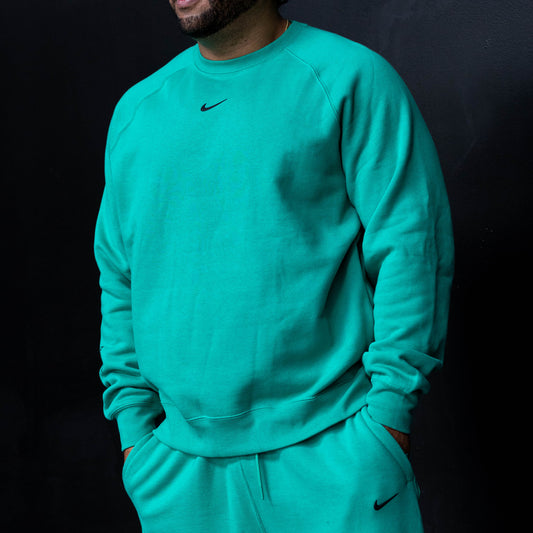 NIKE NOCTA CARDINAl CREW FLEECE NEPTUNE GREEN