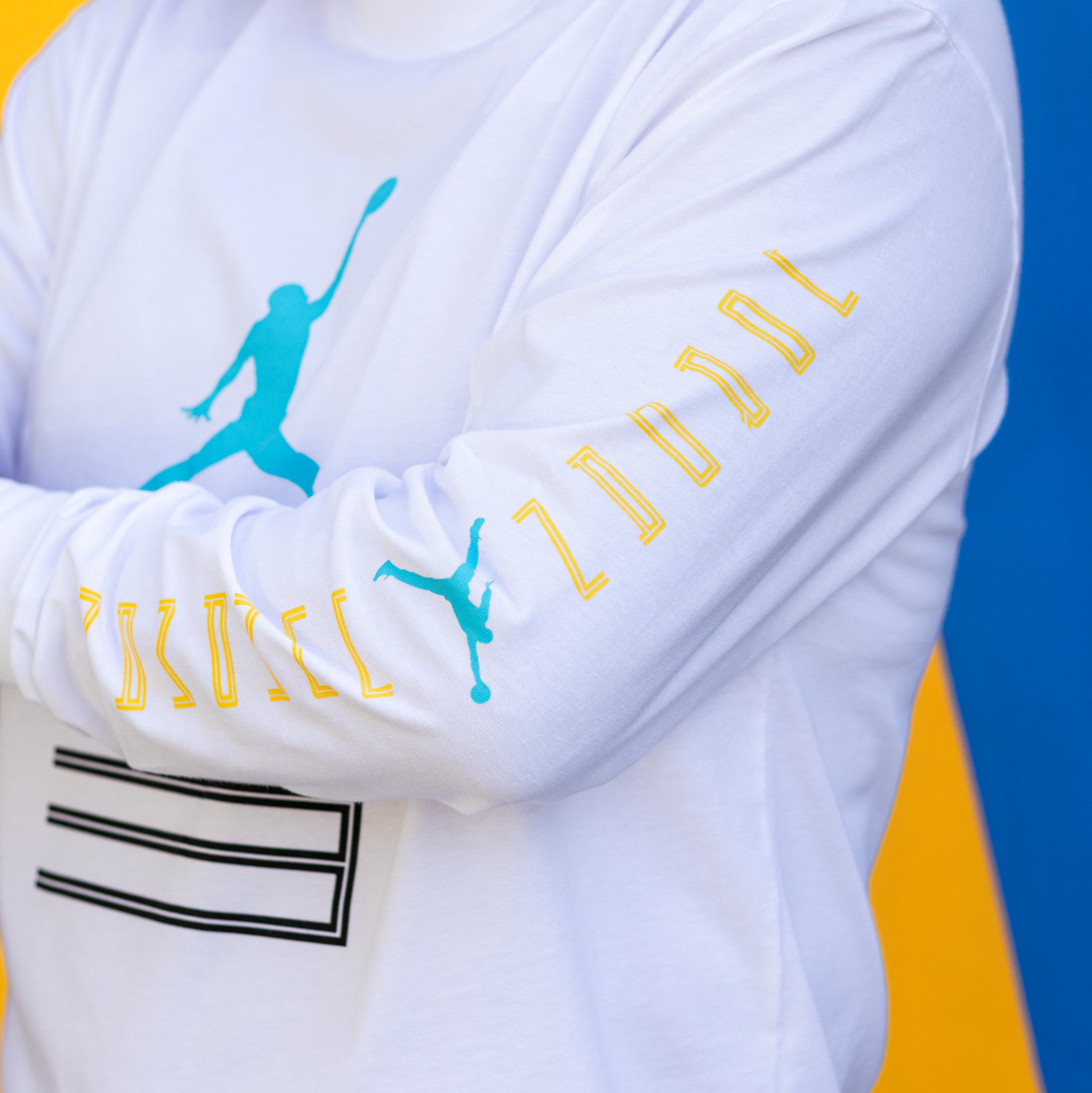 JORDAN TEE J11 GAMMA BLUE WHITE LONG