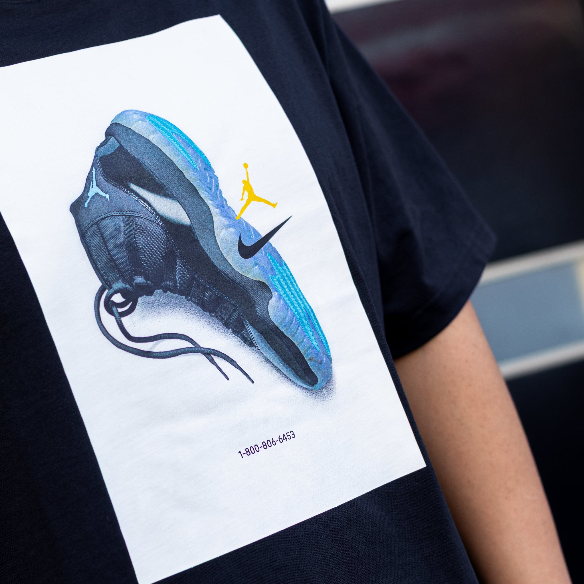 JORDAN TEE J11 PHOTO GAMMA BLUE BLACK