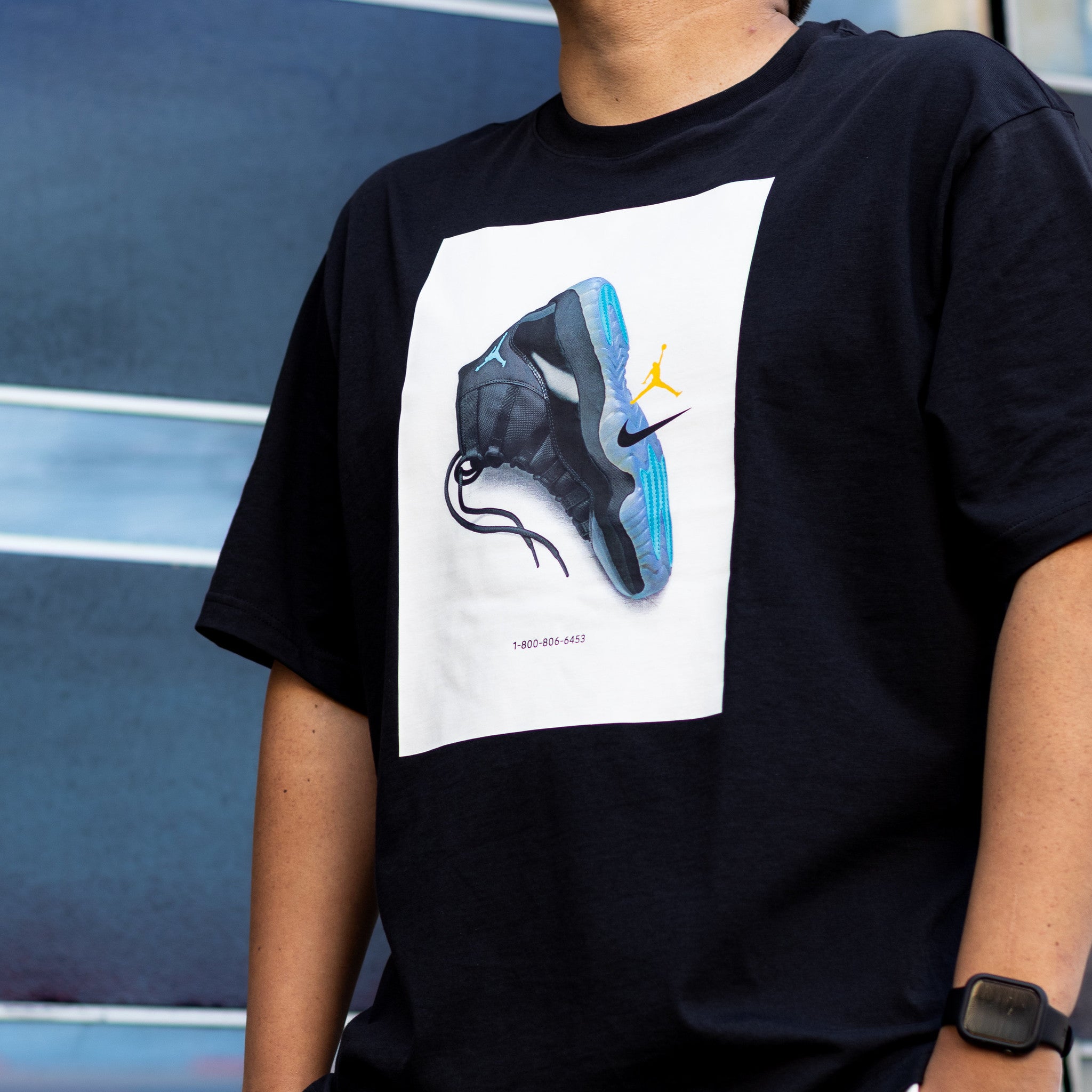JORDAN TEE J11 PHOTO GAMMA BLUE BLACK