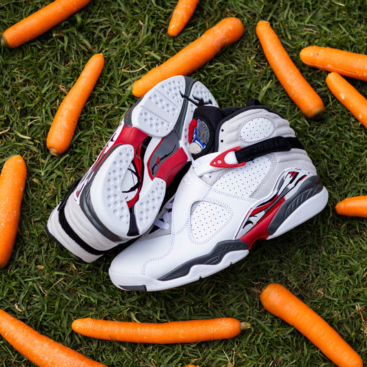 AIR JORDAN 8 WHITE AND TRUE RED