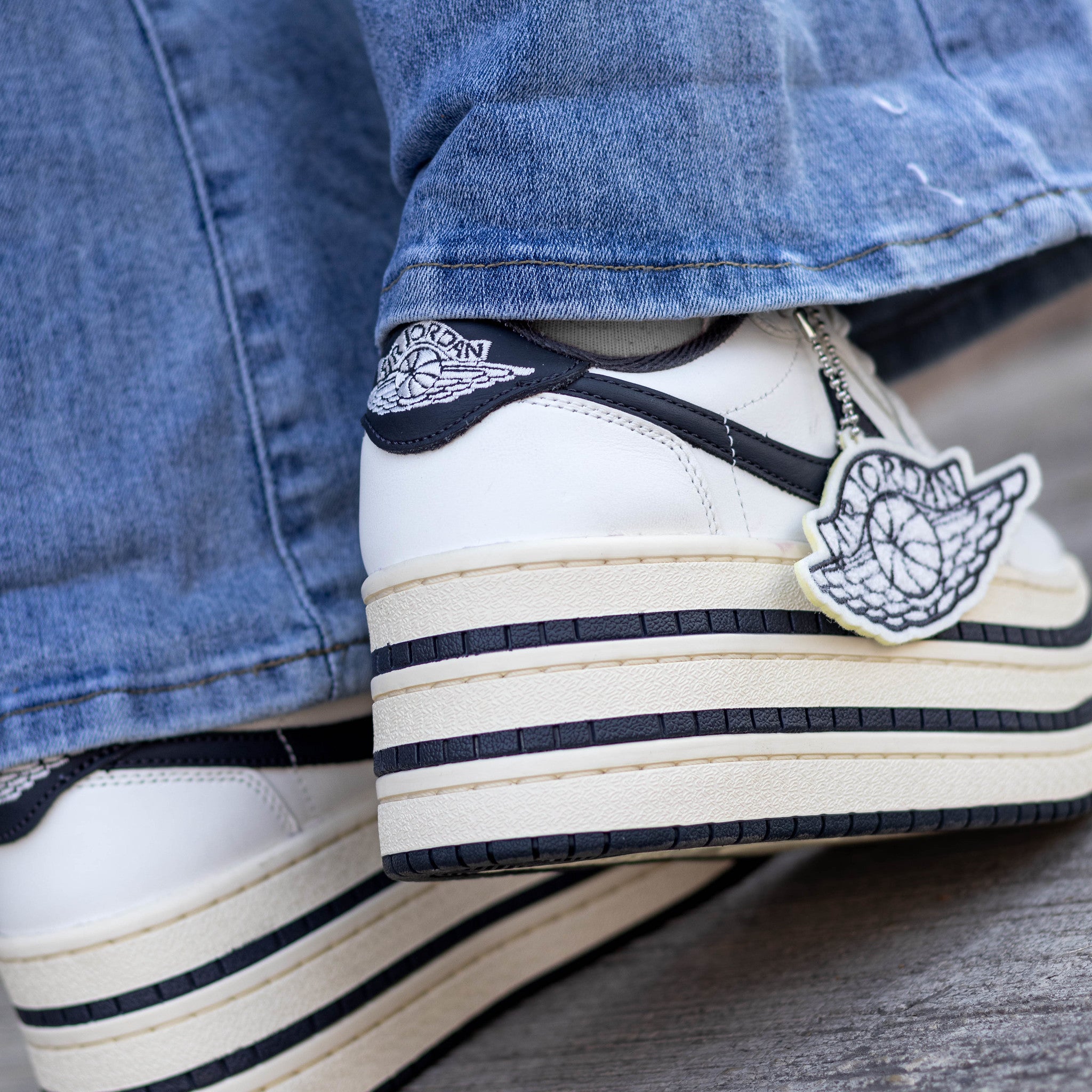 AIR JORDAN 1 LOW  TRIPLE STACK COCONUT MILK W